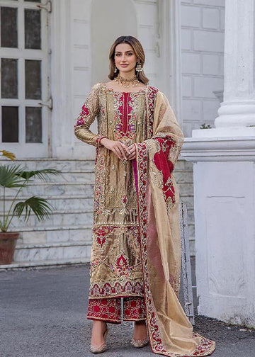 Shazia Kiani-Mehrma || Tassel Silk Fabric || Wedding Dress
