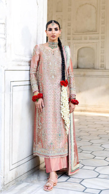 Farah & Fatima ||Shesha Silk Fabric ||  Wedding Dress