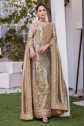 Shazia Kiyani || Double Zari Fabric || Wedding Dress
