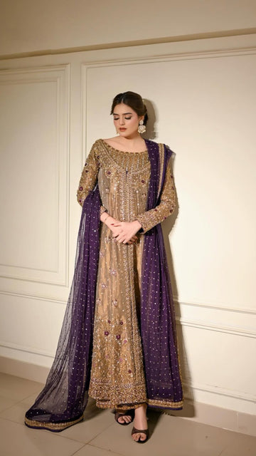 Haris Shakeel || Double Zari Fabric || Wedding Dress