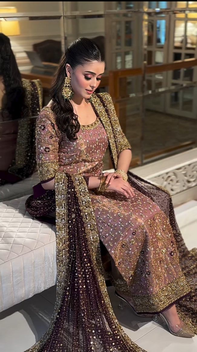 Haris Shakeel || Double Zari Fabric || Wedding Dress
