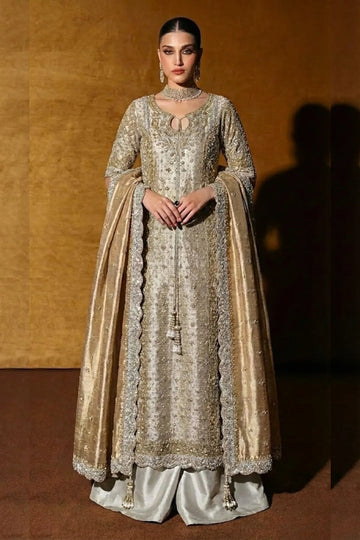 Haris shakeel || Double Zari Fabric ||Wedding Dress