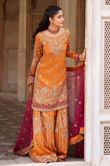 Naqshi || Tassel Silk Fabric || Wedding Dress.