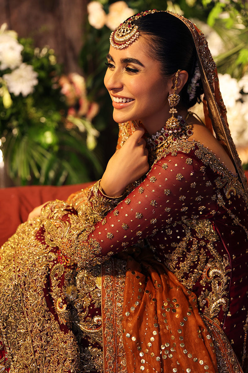 Aisha imran || Raw Silk Fabric ||Wedding Dress.