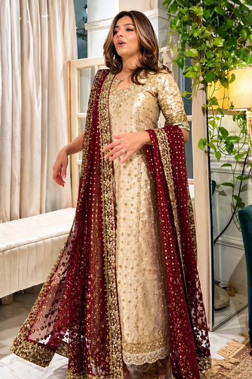 Haris shakeel ||  Double Zarii Fabric || Wedding Dress