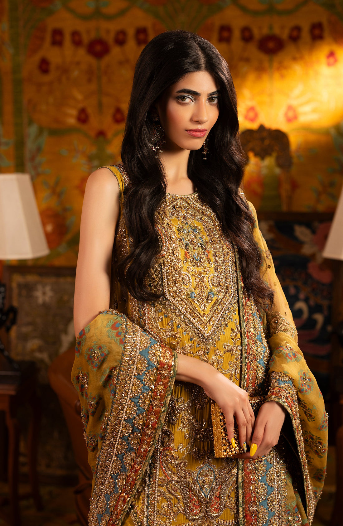 Hassan Sheheryar yasin || Raw Silk Fabric || Wedding Dress