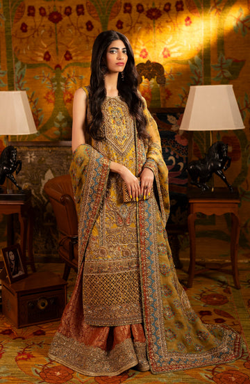 Hassan Sheheryar yasin || Raw Silk Fabric || Wedding Dress