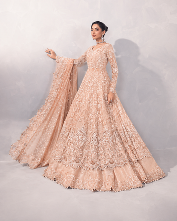 Maria.B Bridal Maxi || Net Fabric || Bridal Dress