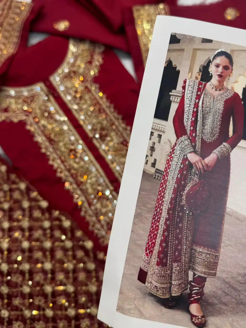 4PC RAW SILK FANCY SUIT FULLY. EMBROIDERED WORK