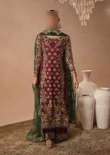 Abeera Usman || Tassel Silk Fabric || Wedding Dress